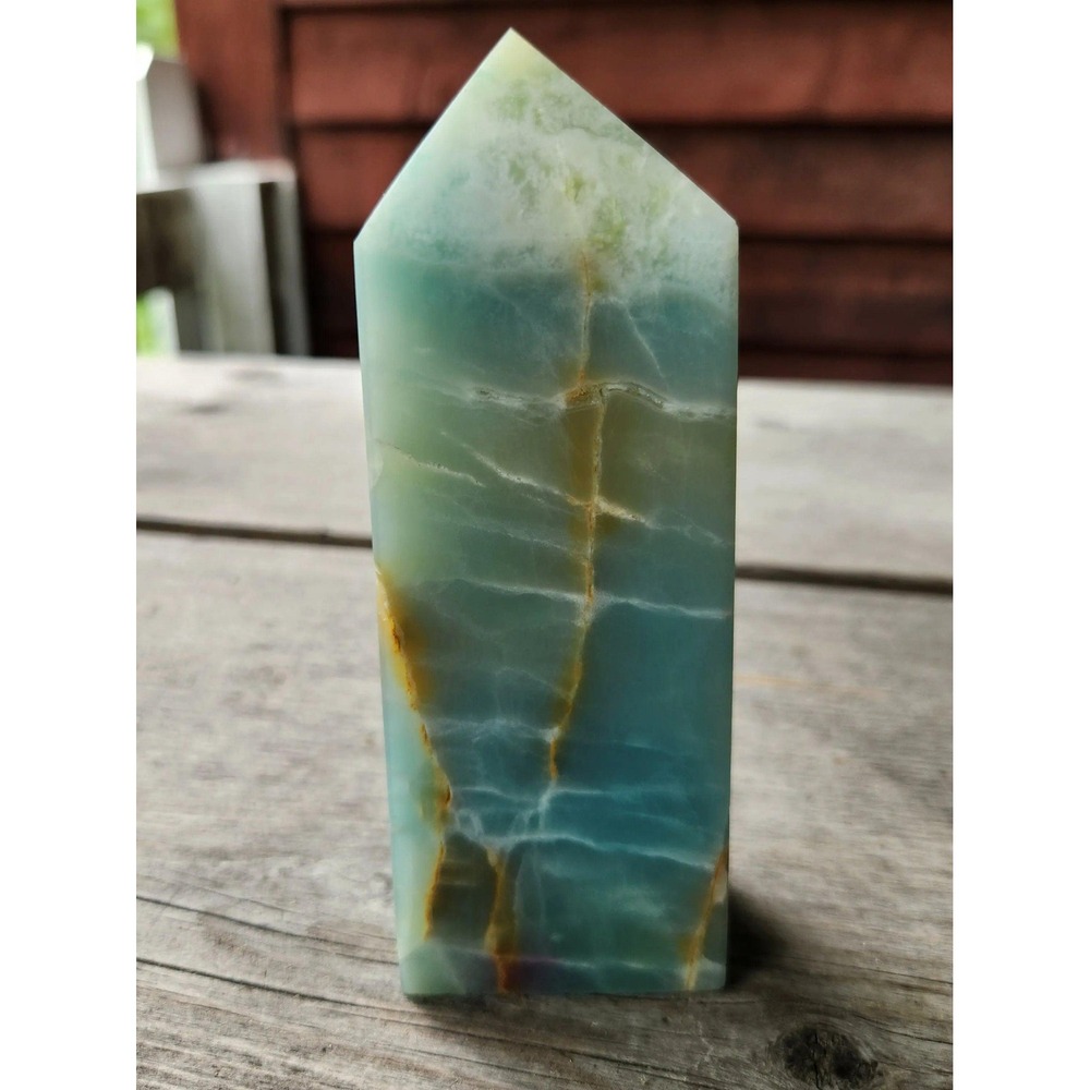 Caribbean Calcite Tower, with Aragonite, Heirloom Crystal